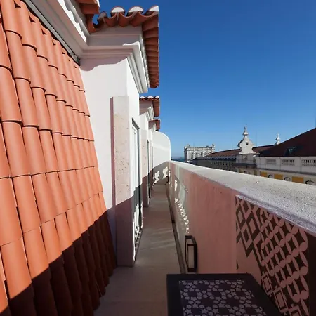 公寓 Flh Praca Comercio Stylish With Balcony Lisboa